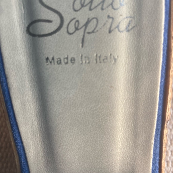 Blue Suede Wedge Shoes - Picture 4 of 4